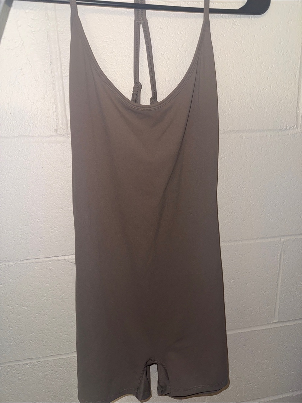 Garage Olive Green Scoop Neck Romper